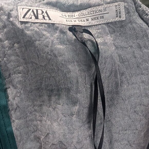 NEW Zara | Contrast Sequined Midi Skirt - Picture 6 of 15